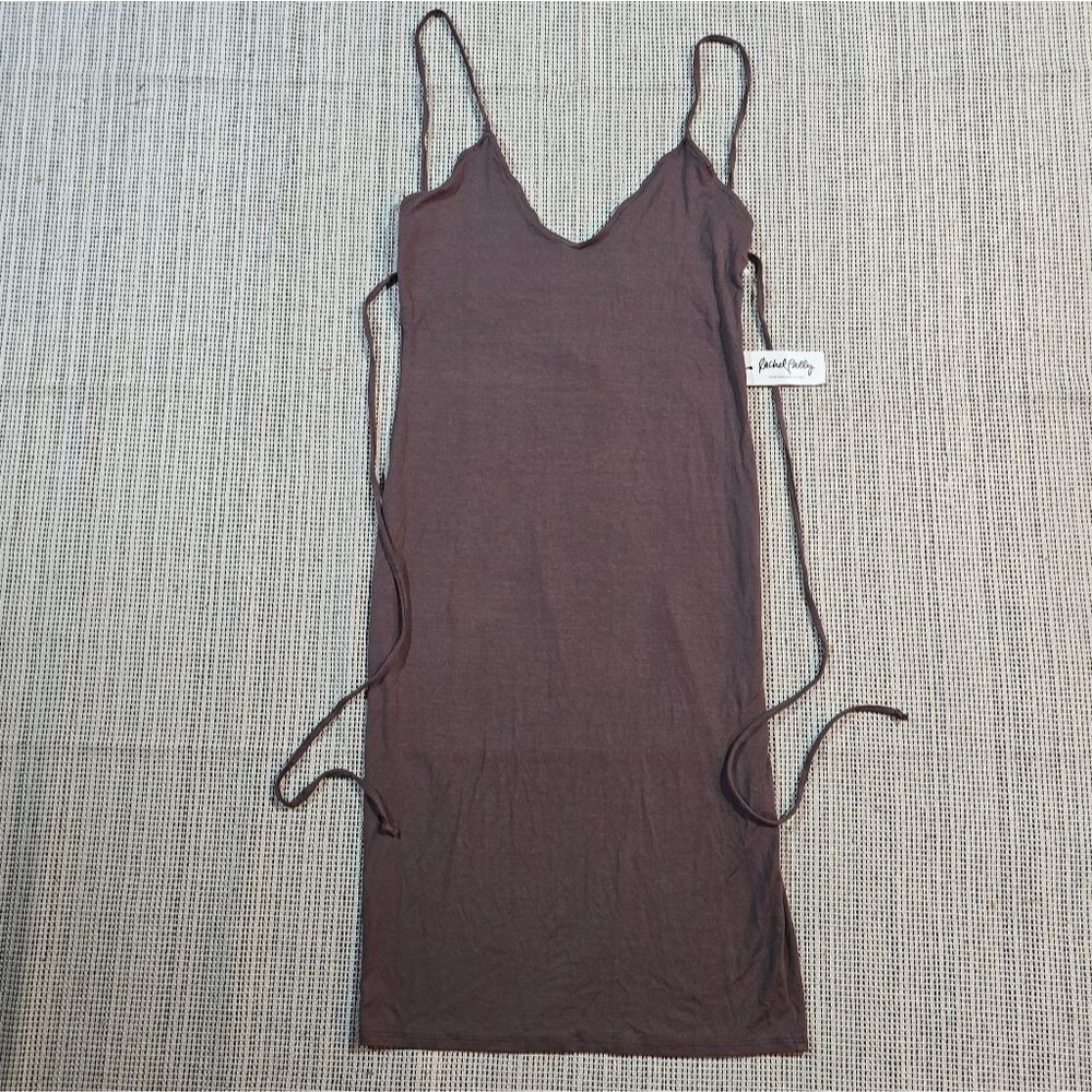 Rachel Pally Francois Dress In Driftwood Taupe Modal Size L NWT Summer Vacation